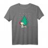 HapDeer Snoopy Urlaub Weihnachtsbaum T-Shirt – Lizenziertes Peanuts Design für Jubilare & Weihnachtsfans