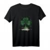 St. Patrick's Day Kleeblatt Kunst T-Shirt - Traditionelles Glückssymbol für Feiern & Party-Outfits