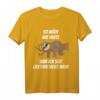 So Müde Wie Heute War Ich Seit Gestern Nicht Mehr Faultier T-Shirt – Lustiges Schlaf- und Faulheit-Motiv für Morgenmuffel & Langschläfer