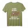 So Müde Wie Heute War Ich Seit Gestern Nicht Mehr Faultier T-Shirt – Lustiges Schlaf- und Faulheit-Motiv für Morgenmuffel & Langschläfer