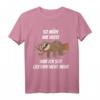 So Müde Wie Heute War Ich Seit Gestern Nicht Mehr Faultier T-Shirt – Lustiges Schlaf- und Faulheit-Motiv für Morgenmuffel & Langschläfer