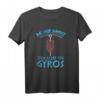 Gyros Grill Griechenland Zaziki Mediterranes Fastfood T-Shirt – Lustiges Geschenk für Gyros-Fans & Griechenland Urlauber