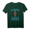 Gyros Grill Griechenland Zaziki Mediterranes Fastfood T-Shirt – Lustiges Geschenk für Gyros-Fans & Griechenland Urlauber