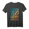 Grundschule 2023 T-Shirt - Eine Legende verlässt das Gelände Geschenkidee für Abschlusskinder