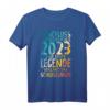 Grundschule 2023 T-Shirt - Eine Legende verlässt das Gelände Geschenkidee für Abschlusskinder