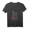 HapDeer T-Shirt mit Grunge Cheetah Print und E-Gitarre - Offiziell lizenziert, perfekt für Musik- und Gitarrenfans