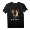 Eichhörnchen Es Ist Freitag Keine Arbeit Wochenende T-Shirt - Lustiges Freizeit-T-Shirt für Tierliebhaber und Wochenend-Enthusiasten