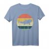 Retro Hai Haifisch T-Shirt – Coole Geschenkidee für Hai Liebhaber, Meerestier-Fans und Freunde zu Weihnachten & Geburtstag