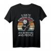 I Hate Morning People - Halloween Sensenmann Kaffee T-Shirt für Damen und Herren, lustiges Sarkasmus-Kostüm für Halloween & Geschenkidee