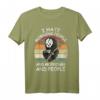 I Hate Morning People - Halloween Sensenmann Kaffee T-Shirt für Damen und Herren, lustiges Sarkasmus-Kostüm für Halloween & Geschenkidee