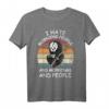 I Hate Morning People - Halloween Sensenmann Kaffee T-Shirt für Damen und Herren, lustiges Sarkasmus-Kostüm für Halloween & Geschenkidee