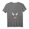 Marvel Venom Big Face Grin Halloween Kostüm T-Shirt mit V-Ausschnitt - Offiziell lizenzierte Marvel Bekleidung für Fans