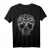 Französische Bulldogge Skull Tier-Hund Halloween-Liebhaber T-Shirt – Perfektes Geschenk für Bulldoggen Fans und Tierliebhaber
