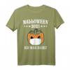 Halloween Kostüm Kürbis Maske - Gruseliges Kürbiskopf T-Shirt für Erwachsene mit Halloween Spruch 2021