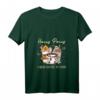 Hocus Pocus I Need Coffee To Focus Vintage Halloween Damen V-Ausschnitt T-Shirt – Perfekt für Lehrer, Kaffeeliebhaber & Halloween-Feiern