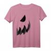 Halloween Partner-Kostüm Kürbis Gesicht T-Shirt – Einfaches Pärchen- und Freundekostüm für Halloween Partys für Paare, Freunde, Kinder & Erwachsene