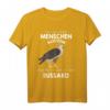 Mein Menschen Kostüm Bin ich ein Bussard Halloween Outfit T-Shirt – Lustiges Tiermotiv Geschenk für Familie & Freunde