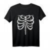 Skelett Halloween Karneval Fasching Fastnacht Kostüm T-Shirt für Damen, Herren & Kinder – Gruseliges Alltagskostüm für Halloween & Fasching