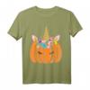 Halloween-Kürbis Einhorn Gesichtsmaske Kostüm – Lustiges und Gruseliges Halloween Kostüm für Partys und Süßes oder Saures
