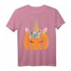 Halloween-Kürbis Einhorn Gesichtsmaske Kostüm – Lustiges und Gruseliges Halloween Kostüm für Partys und Süßes oder Saures