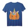 Halloween-Kürbis Einhorn Gesichtsmaske Kostüm – Lustiges und Gruseliges Halloween Kostüm für Partys und Süßes oder Saures