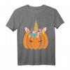 Halloween-Kürbis Einhorn Gesichtsmaske Kostüm – Lustiges und Gruseliges Halloween Kostüm für Partys und Süßes oder Saures