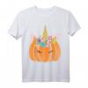 Halloween-Kürbis Einhorn Gesichtsmaske Kostüm – Lustiges und Gruseliges Halloween Kostüm für Partys und Süßes oder Saures