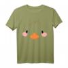 Enten Küken Gesicht Halloween Kostüm Idee - Einfaches, bequemes T-Shirt für Kinder, Mädchen und Jungen für Party, Kindergarten und Grundschule