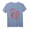 Blutiges Halloween Zombie Angriff Blut T-Shirt – Gruseliges Horror-Design für Halloween-Partys und Kostüme