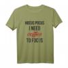 Hocus Pocus I Need Coffee to Focus Lustiges Halloween T-Shirt für Kaffee-Liebhaber - Perfekt für Party, Büro und Geschenk