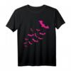 Pinke Halloween-Fledermaus T-Shirt – Rosa Halloween Kleidung für Familie, Kinder und Erwachsene