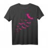 Pinke Halloween-Fledermaus T-Shirt – Rosa Halloween Kleidung für Familie, Kinder und Erwachsene