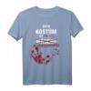 Mein Kostüm ist in der Wäsche blutverschmiert - Lustiges Halloween T-Shirt für Damen und Herren, perfekte Ausrede bei Party ohne Verkleidung