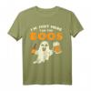 Just Here For Boos Funny Ghost Drink Beer Halloween T-Shirt – Lustiges Last-Minute Kostüm für Bierliebhaber und Ghost Fans
