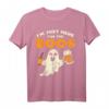 Just Here For Boos Funny Ghost Drink Beer Halloween T-Shirt – Lustiges Last-Minute Kostüm für Bierliebhaber und Ghost Fans