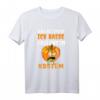 Ich Hasse Halloween T-Shirt - Lustiges Anti-Halloween Outfit für Party am 31. Oktober mit Kürbis-Spruch