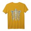 Skelett Rippenkäfig Röntgenknochen Schädel Halloween Kostüm T-Shirt – Perfekt für Partys, Trick-or-Treat & Ghoulish Mottopartys
