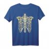 Skelett Rippenkäfig Röntgenknochen Schädel Halloween Kostüm T-Shirt – Perfekt für Partys, Trick-or-Treat & Ghoulish Mottopartys