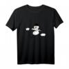 Schneemann Hexe Besen Winter Weihnachten Halloween T-Shirt – Lustiges saisonales Kostüm für Kinder und Erwachsene mit Kürbis und Karotte