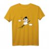 Schneemann Hexe Besen Winter Weihnachten Halloween T-Shirt – Lustiges saisonales Kostüm für Kinder und Erwachsene mit Kürbis und Karotte