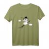 Schneemann Hexe Besen Winter Weihnachten Halloween T-Shirt – Lustiges saisonales Kostüm für Kinder und Erwachsene mit Kürbis und Karotte