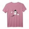 Schneemann Hexe Besen Winter Weihnachten Halloween T-Shirt – Lustiges saisonales Kostüm für Kinder und Erwachsene mit Kürbis und Karotte