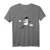Schneemann Hexe Besen Winter Weihnachten Halloween T-Shirt – Lustiges saisonales Kostüm für Kinder und Erwachsene mit Kürbis und Karotte