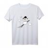 Schneemann Hexe Besen Winter Weihnachten Halloween T-Shirt – Lustiges saisonales Kostüm für Kinder und Erwachsene mit Kürbis und Karotte