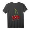 Kirsche Halloween Rockabilly Retro Vintage Design Sommer T-Shirt - Buntes Fruchtmotiv für Retro, Sommer & Halloween