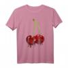 Kirsche Halloween Rockabilly Retro Vintage Design Sommer T-Shirt - Buntes Fruchtmotiv für Retro, Sommer & Halloween
