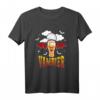 Vambier Halloween Fledermaus T-Shirt - Lustiges Grusel Design mit Bier, Kürbis und Fledermaus für Halloween Fans und Geburtstagsfeier