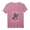 Damen Fledermaus T-Shirt - Süßes Halloween Shirt mit V-Ausschnitt, ideal für Partys und Kostüme