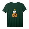 HapDeer Halloween Snoopy Woodstock Pumpkin T-Shirt - Lizenziertes Cartoon Design für Fans & Feierlichkeiten