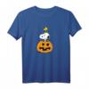 HapDeer Halloween Snoopy Woodstock Pumpkin T-Shirt - Lizenziertes Cartoon Design für Fans & Feierlichkeiten